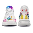 thumbnail image 3 of Coolcustomize Women's Fashionable Athletic Shoes With A Colorful Spray-painted Design, Ultra-lightweight Twisted Sole Trainers, Breathable Upper, Low-top Lace-up Shoes, Suitable For Running, Travel, 3 of 8