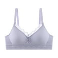 thumbnail image 2 of Piuwrlz Big Girls Chest Underwear Teen Kids Breathable Bra Comfortable Breathable Sports Bras Purple Size 14 Years, 2 of 8