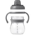 thumbnail image 3 of Oxo Tot Transitions Soft Spout Sippy Cut with Removable Handles - 6 ounce - Dusk - 6 months +, 3 of 5