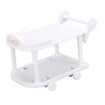 thumbnail image 5 of Almencla 1 :12 Scale Dollhouse Kitchen Serving Cart Dollhouse Decoration Lightweight Pretend Play Mini Bar Buffet Cart for Furnishings White, 5 of 8