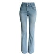 thumbnail image 5 of Jeans for Women Casual High Waist Pockets Classic Denim Daily Loose Trendy Delicate Durable Light Blue Pants Sizes XS, 5 of 5