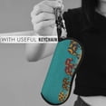 thumbnail image 5 of Xecao Elephants for Eyeglass Case Soft Shell, Portable Sunglass Case, Fashionable Eyeglass Case with Zipper, Lightweight, 5 of 6