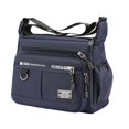 thumbnail image 3 of Men Shoulder Bag with Zipper Closure with Adjustable Shoulder Strap Handbags blue, 3 of 8