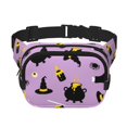 thumbnail image 1 of Fotbe Cute Halloween Cangurera Cuadrada con Estampado de Doble Capa, Bolsa de Cintura Ajustable Mini para Hombres y Mujeres, 1 of 9
