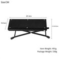 thumbnail image 5 of Guitar Foot Stool 4 Position Height Adjustable Foldable Guitar Pedal Guitar Rest Step Footstool Black for Classical Guitar Player, 5 of 5