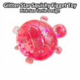 thumbnail image 2 of Glitter Star Squishy Squeeze Toy with Soft Squeeze Shell, Pink Sea Turtle Design for Kids and Adults Relaxation Relief, Sensory Toy, 2 of 3