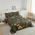 thumbnail image 3 of Erosebridal Rustic Camper Bedding Queen Comforter Set, Wildlife Bear Down Comforter, Camping Decor, Reversible, 3 of 8