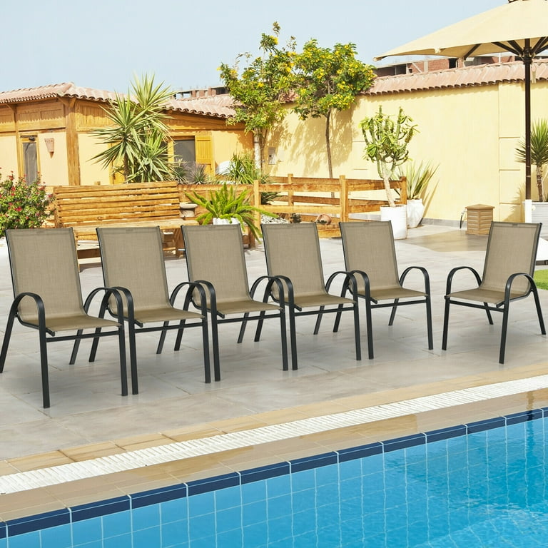 Threshold sling hotsell stacking patio lounger