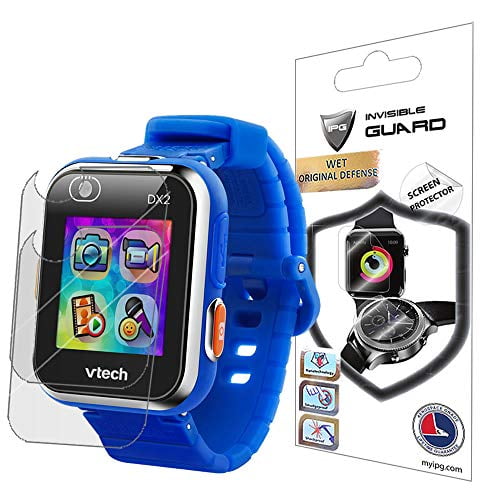 IPG for VTech Kidizoom Smartwatch DX2 Watch Screen Protector (2 Units) Invisible Ultra HD Clear Film Anti Scratch Skin Guard - Smooth/Self-Healing/Bubble -Free