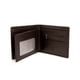 thumbnail image 4 of Cartera negra Line café piel sintética Polo King para hombre, 4 of 5