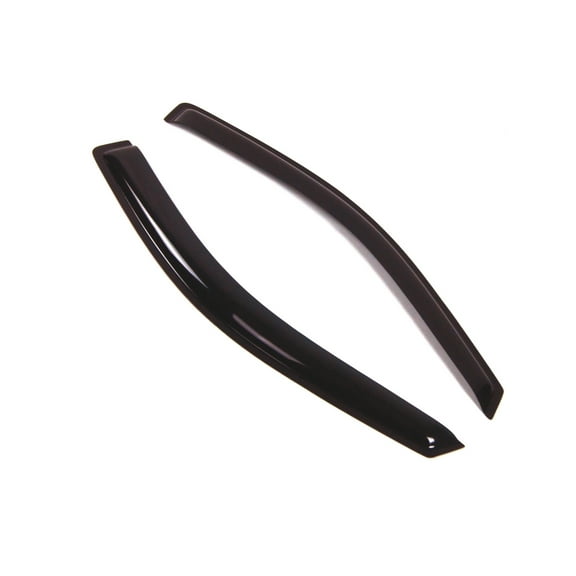 TuningPros Outside Mount Window Visor Deflector Smoke Tinted 2 Pcs Set For 2004-2008 Ford F-150 Regular Cab