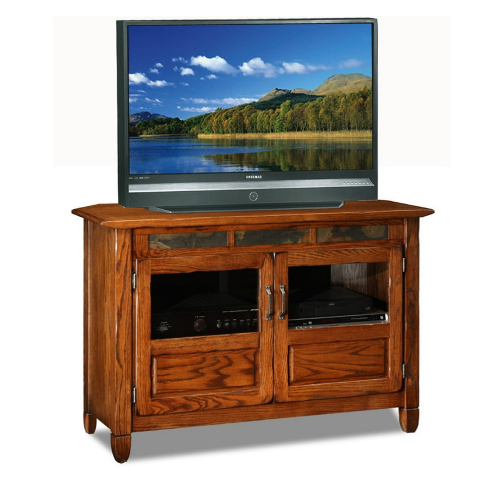 Leick Home Riley Holliday 46" TV Stand for TV's up to 50", Rustic Oak