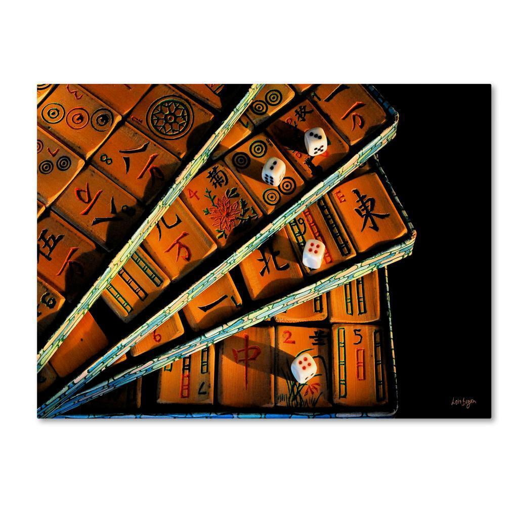 Trademark Fine Art "Mad For Mahjong" Canvas Art by Lois Bryan