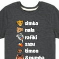 thumbnail image 3 of The Lion King - Main Characters - Toddler & Youth Short Sleeve Graphic T-Shirt, 3 of 5