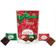Scripture Candy, Jesus Sweetest Name I Know Christmas Chocolate Stand-up Pouch, 10 Pieces