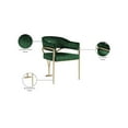 thumbnail image 2 of Meridian Furniture Madelyn Green Velvet Dining Chair (Set of 2), 2 of 6