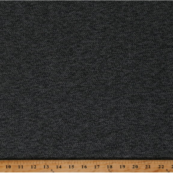 SeaWool Highlands Tweed Black & White 58" Wide Ocean Plastic Polyester Blend Fabric by the Yard (S699-1019)
