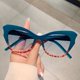 thumbnail image 2 of Gafas de sol de ojo de gato para mujer, anteojos de sol Vintage con gradiente de leopardo, diseño de moda, gafas de viaje, gafas Retro para mujer, 2 of 3