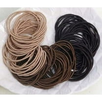 MLINS 100pcs Small Elastic Hair Bands For Little Girls Seamless Thin Hair Ties Comfortable Hair Accessories For Toddlers Mini Rubber Bands For Baby Girls