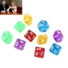 NEW Funny 10pcs/Set Games Multi Sides Dice D10 Gaming Dices Game Playing 5 Color new Worldwide sale