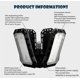 thumbnail image 3 of Full Spectrum Trefoil 35w 72led Grow Light Plant Growing Lamp For Indoor Plants Hydroponics,black, 3 of 3