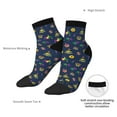 thumbnail image 6 of Naloa Mardi Gras Carnival Ankle Socks for Women Non Slip Socks No Show Socks Classic Low Cut Casual Socks Casual Socks, 6 of 7