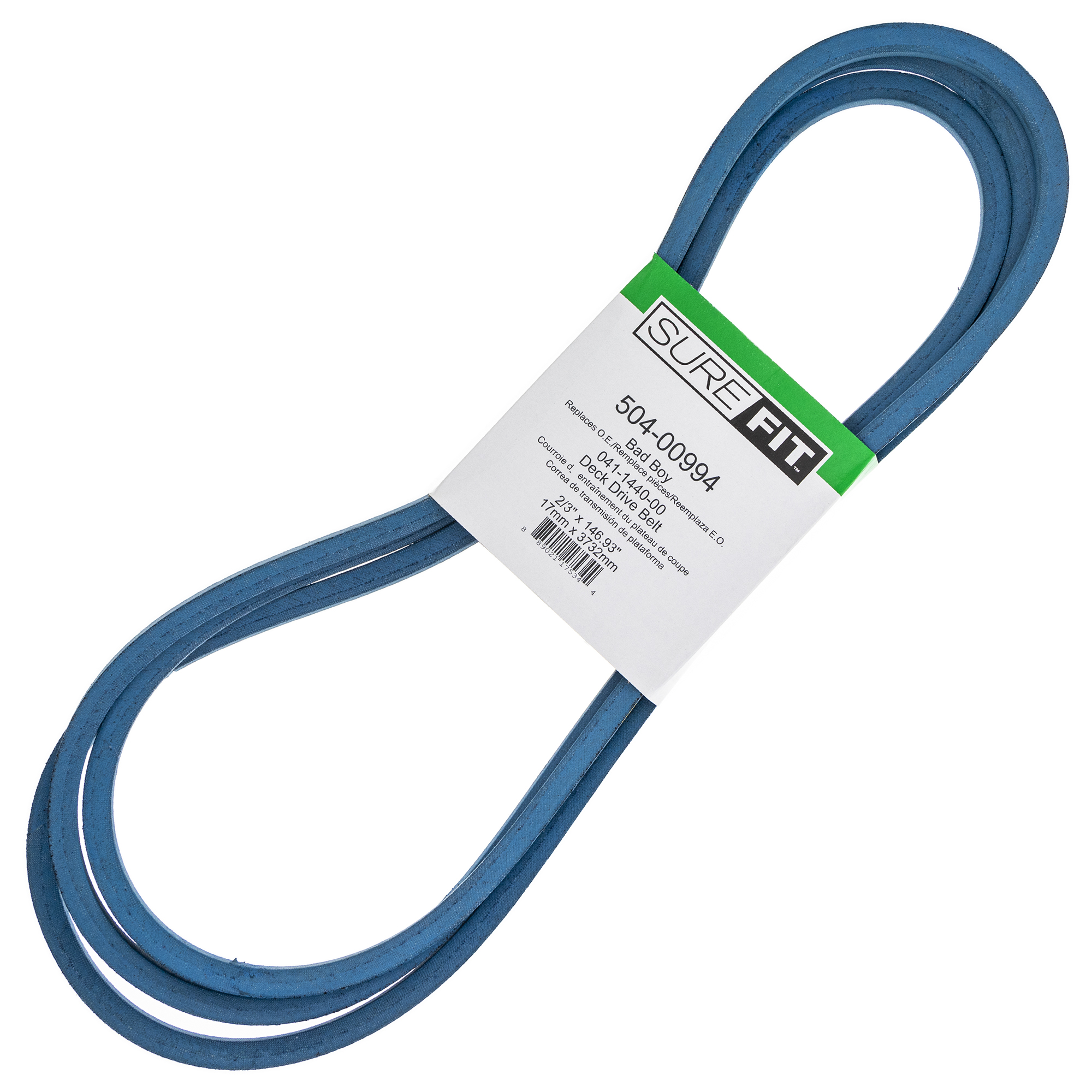 SureF Deck Drive Belt Replacement for Bad Boy 041144000 48ZT Retro