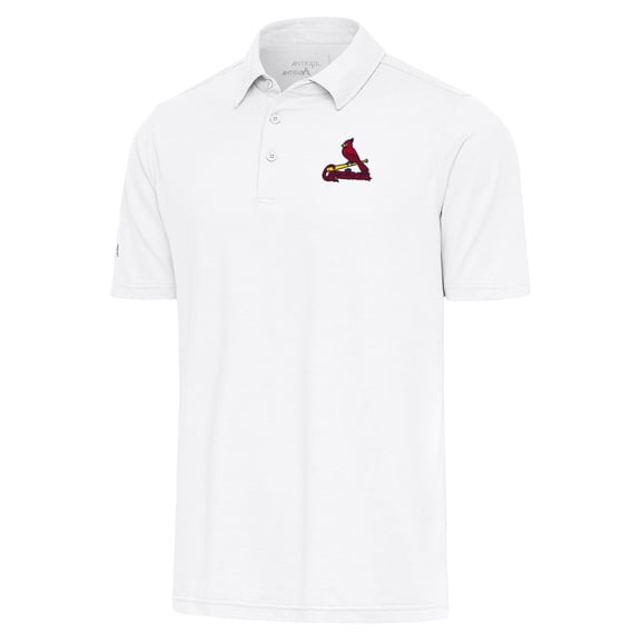 Men's Antigua  White St. Louis Cardinals Par Polo