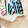 thumbnail image 4 of EdQ Rotating Big Book Display–White: 3-Tier Kids Bookshelf for Classroom Storage, Book Organizer with Acrylic Shelves for Homeschool Organization, 4 of 9