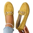thumbnail image 5 of Willtoo Women Faux Suede Loafers Slip On Soft Comfort Round Toe Moccasin Shoes Spring Fall Casual Flats for Daily Wear, 5 of 5