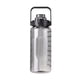 thumbnail image 1 of Jarra de agua de 2L de gran capacidad con marcador de tiempo de asa y taza de agua de fitness con pajita, 1 of 9
