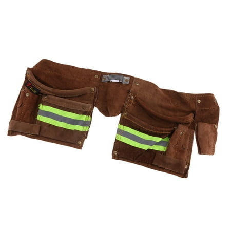 

VARIOUS Electrical Tool Bag Waist Hanging Holder Electrician Carpenter Framer Reflective Design Singe Or Double Sides 7 Options Double Side Brown