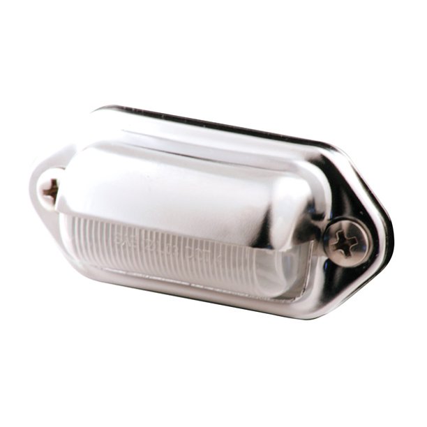 Grote G6151 Dome/Interior Lamp, Chrome, Hi Count LED, Hooded Guard
