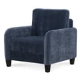 thumbnail image 1 of HFO Everly Glamorous Traditional Faux Velvet Chair in Deep Blue, 1 of 7