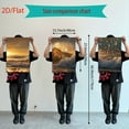 thumbnail image 4 of 2D Flat 3pcs Frameless Golden Wave Seascape Canvas Art Print - Prosperity Symbol Wall Decor for Home, Office, Kitchen, Living Room - Ideal for Halloween, Christmas, Birthday Gifts, Party Decorations, 4 of 4