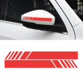thumbnail image 1 of Car Rear View Mirror Stickers Decor Car Body Sticker Vinyl 4pcs (Red), 1 of 6