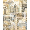thumbnail image 2 of Ferry, Margaret 26x32 Black Ornate Wood Framed with Double Matting Museum Art Print Titled - Architectural Remnants, 2 of 4