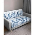 thumbnail image 3 of Blue Leaf Couch Cushion Covers Stretch, Washable Sofa Seat Covers Individual Seat Cushion Sofa Slipcovers Watercolor Country Plant Monochrome Branch Couch Cover Furniture Protector L-1PCS, 3 of 7