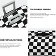 thumbnail image 4 of N/A Luggage Cover 3D Printed Washable Travel Cover for Luggage 18-32 Inch Checkered Racing Flag, 4 of 7