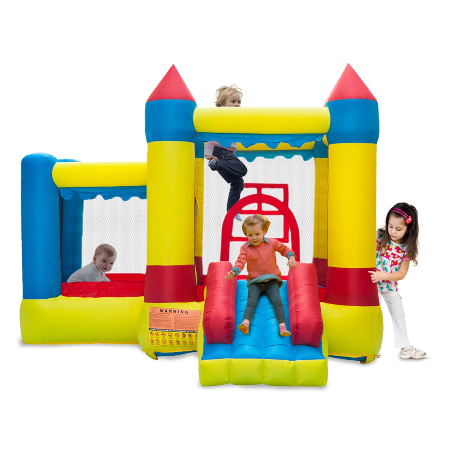 Bounce House for Outdoor and Indoor, Inflatable Jumping Castle with Slide, Blow-Up Jump Bouncy Castle for Kids Bounce House for Outdoor and Indoor, Inflatable Jumping Castle with Slide, Blow-Up Jump Bouncy Castle for Kids