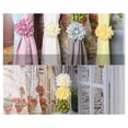 thumbnail image 5 of Apeya Yellow Curtain Tiebacks Clips, Decorative 3D Floral Curtain Holder Buckles for Drapery Window Treatments, Easy Clip On Fabric Holdbacks, 5 Inch, 5 of 6