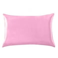 thumbnail image 2 of United States standard 20'' x 26'' Luxury Satin Pillowcase Pillow Case Hair Protectors Pink, 2 of 8
