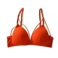 thumbnail image 2 of ZHENHONG Women's Cut Out Contrast Mesh Wireless Bra Sleeveless Triangle Bralette Bra for Daily Wear Wireless Bras for Women, 2 of 9