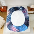 thumbnail image 5 of Homewish Kids Jungle Wolf Full Size Sheets, Pink Blossoms Floral Flower Bed Sheets, Mystic Moon Galaxy Sheet Sets, Super Cozy Room Decor, 4 Pieces, 5 of 7