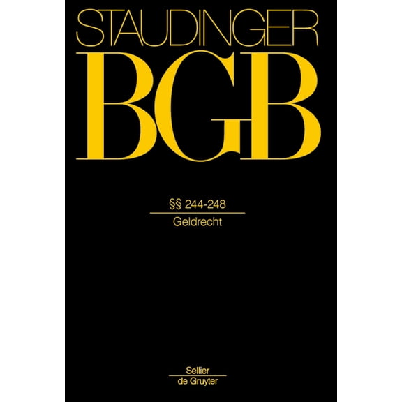 §§ 244-248: (Geldrecht), (Hardcover)