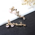 thumbnail image 4 of SmartBy Earrings Beautiful Climber Crawler Rose Flower Branch Earrings, 4 of 7