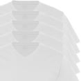 thumbnail image 3 of Fruit of the Loom Men's White V-Neck Tee 5-Pack - Big Sizes 2X, 3X XX-Large, 3 of 5