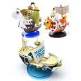 thumbnail image 1 of One Piece Going Merry Pirate Ship Figures Navy Boat Model Thousand Sunny Mold Mini Boat Collection Anime Toy Boy Gift zhangyuxiang LED, 1 of 2