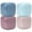 Multi, variant on Bliss Travel Jars Leak-Proof TSA-Approved 15g Square Refillable Cream Container 4 Piece Set