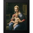 thumbnail image 2 of Giulio Romano 19x24 Black Modern Framed Museum Art Print Titled - Vergine e Bambino, 2 of 5